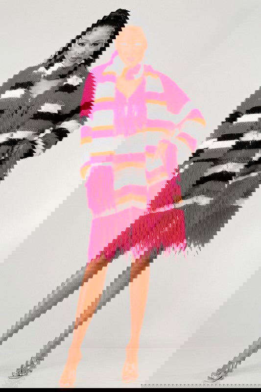 EMFuzzy Striped Sweater - ShopEbonyMonique