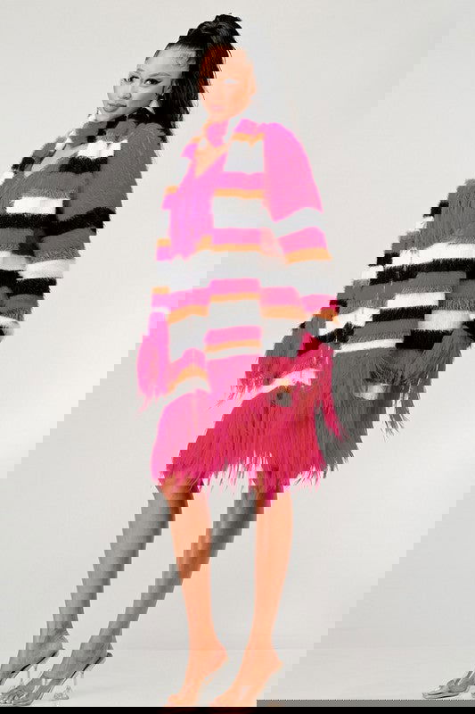 EMFuzzy Striped Sweater - ShopEbonyMonique