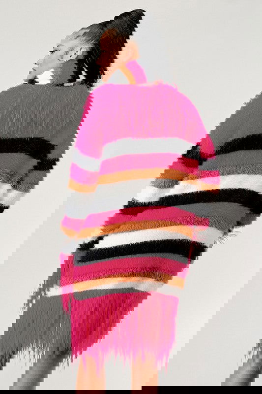 EMFuzzy Striped Sweater - ShopEbonyMonique