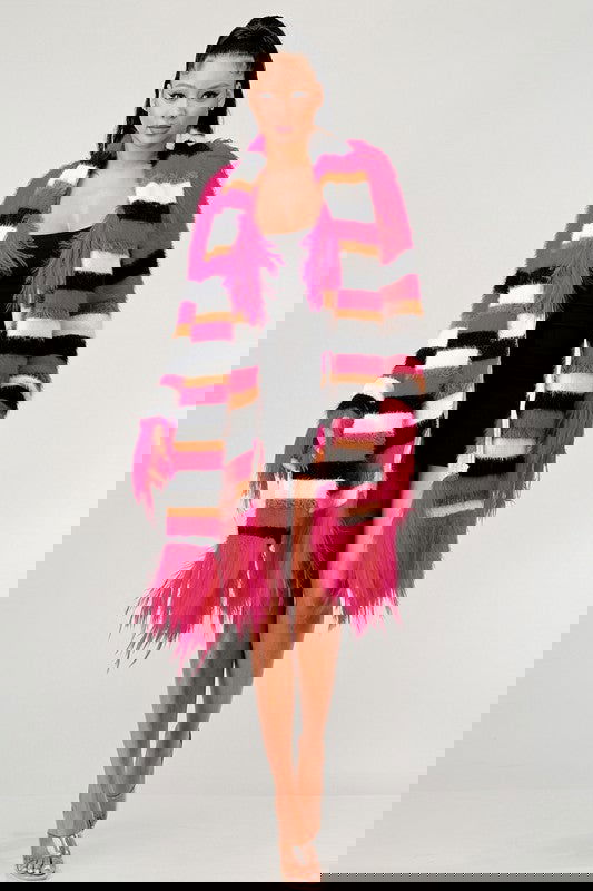 EMFuzzy Striped Sweater - ShopEbonyMonique