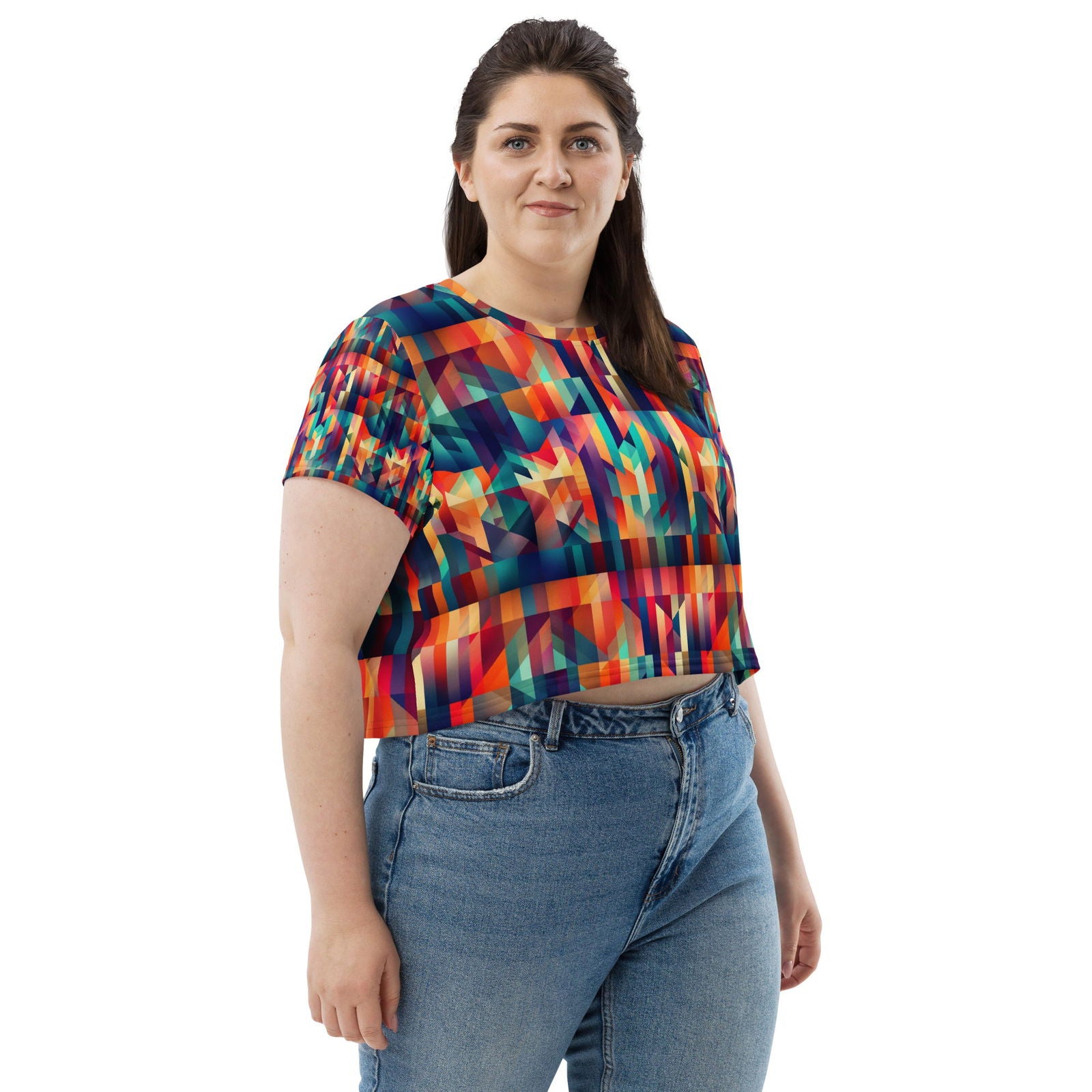 EM All-Over Print Crop Tee - ShopEbonyMonique