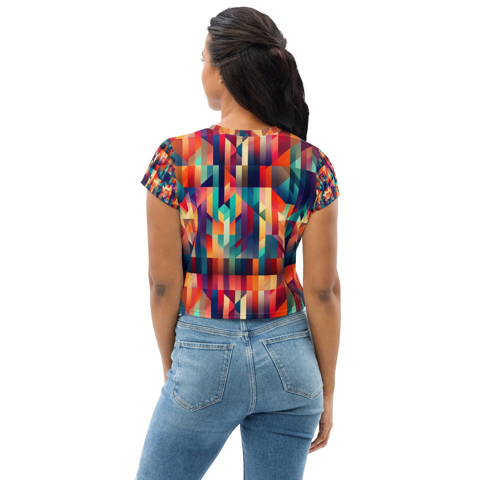 EM All-Over Print Crop Tee - ShopEbonyMonique