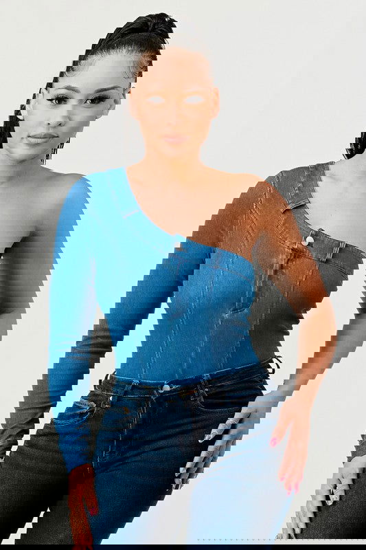 EM DENIM BODYSUIT - ShopEbonyMonique