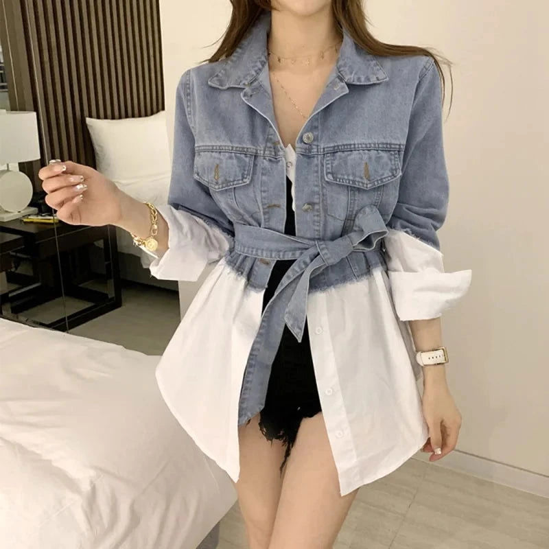 EM Fashion Casual Denim Women  Top - ShopEbonyMonique
