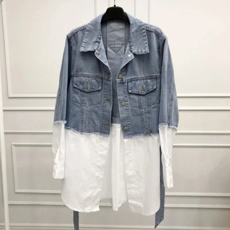 EM Fashion Casual Denim Women  Top - ShopEbonyMonique