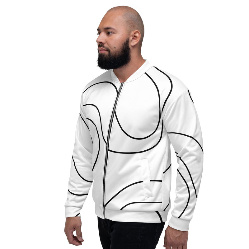 EM Lines Unisex Bomber Jacket - ShopEbonyMonique