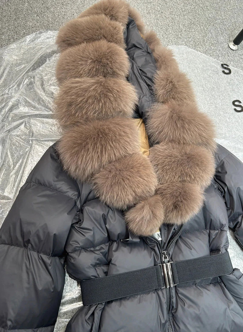 EM New Natural Thick Warm  Down Coat - ShopEbonyMonique