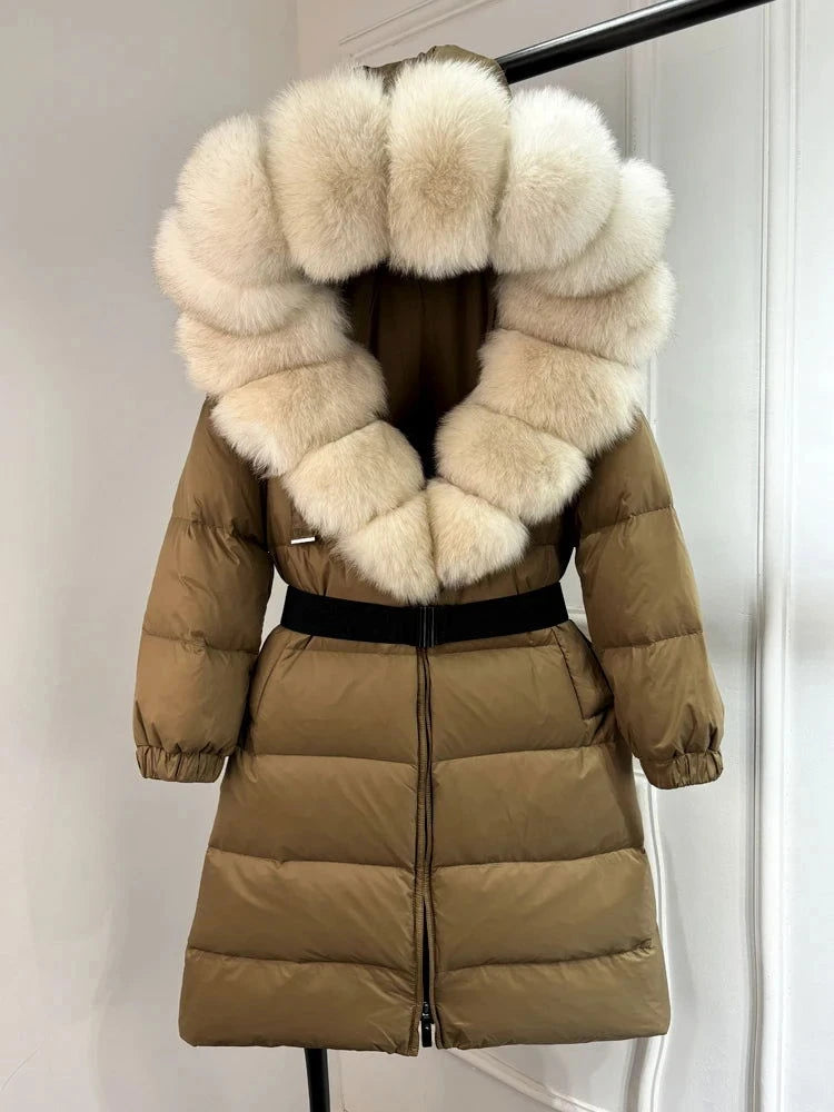 EM New Natural Thick Warm  Down Coat - ShopEbonyMonique