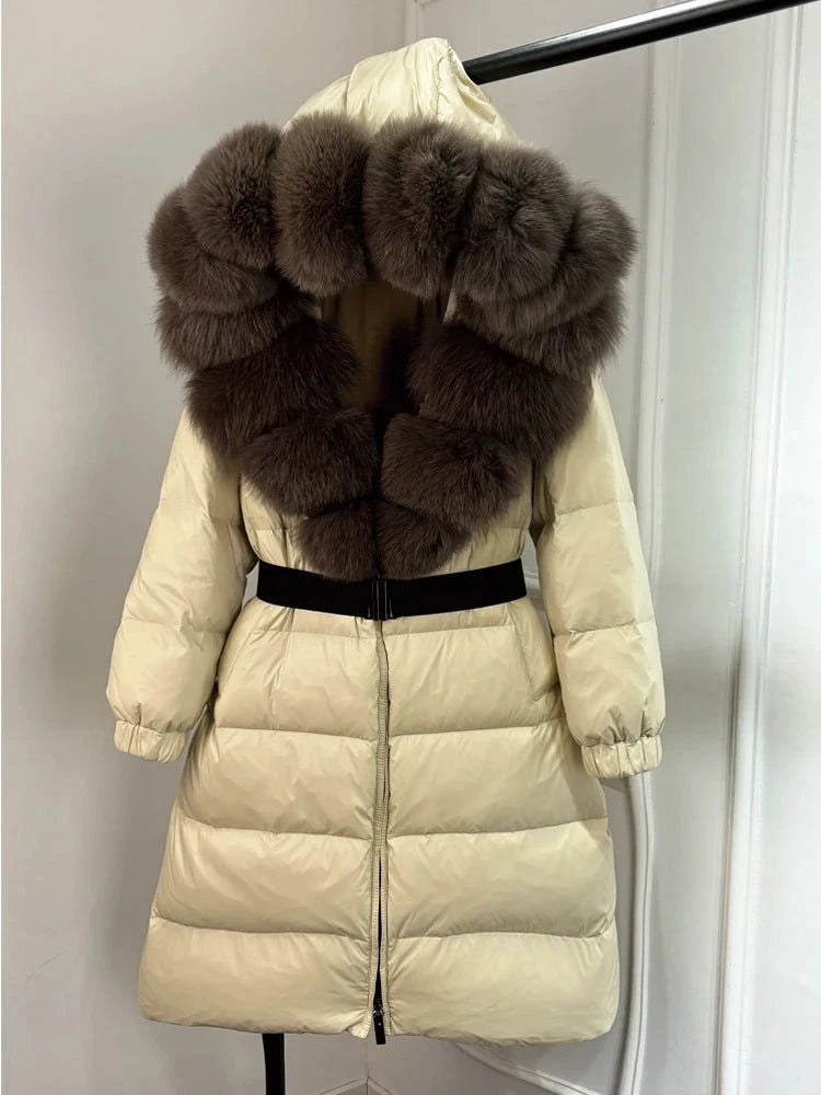 EM New Natural Thick Warm  Down Coat - ShopEbonyMonique