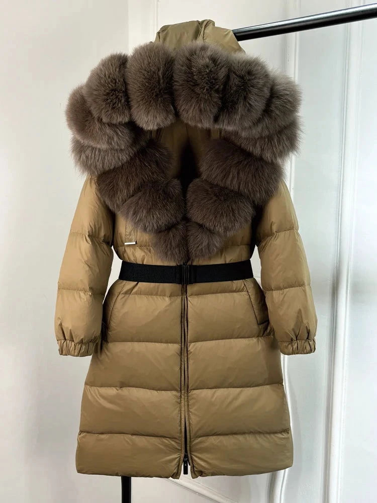 EM New Natural Thick Warm  Down Coat - ShopEbonyMonique