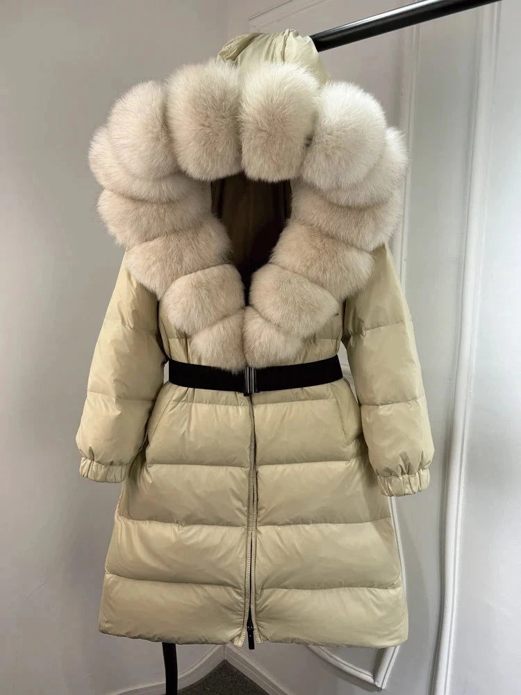 EM New Natural Thick Warm  Down Coat - ShopEbonyMonique