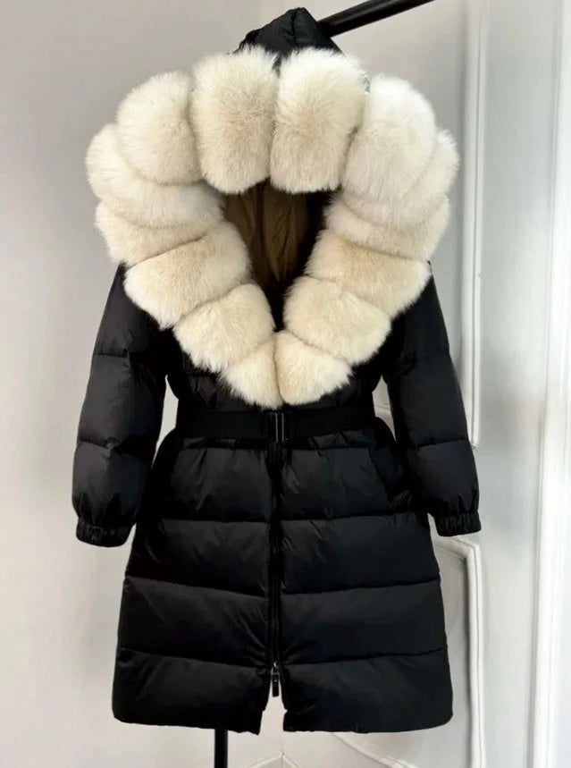 EM New Natural Thick Warm  Down Coat - ShopEbonyMonique