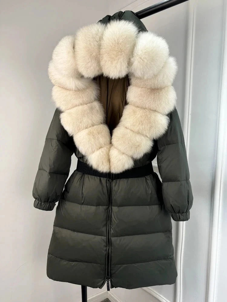 EM New Natural Thick Warm  Down Coat - ShopEbonyMonique