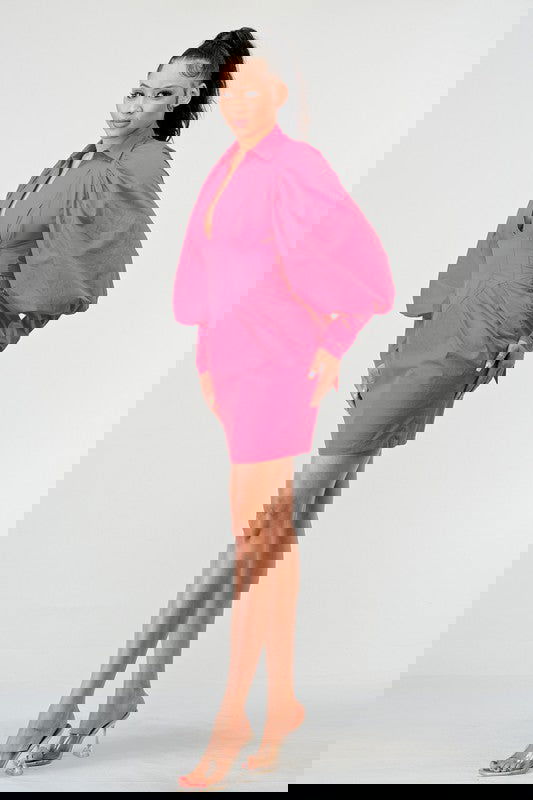 EM Puff Hem Dress - ShopEbonyMonique