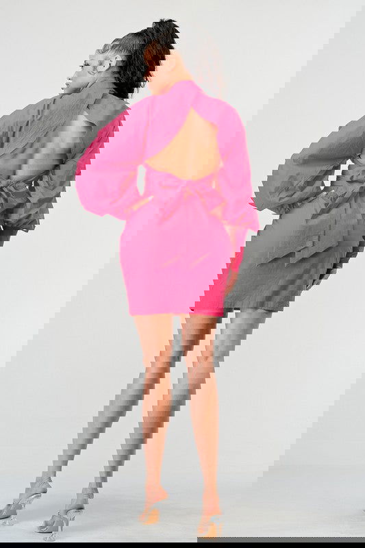 EM Puff Hem Dress - ShopEbonyMonique