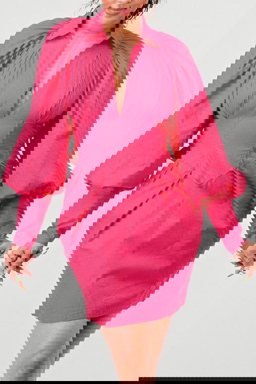 EM Puff Hem Dress - ShopEbonyMonique