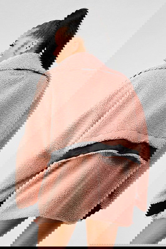 EM SHERPA WITH CONTRAST JACKET - ShopEbonyMonique