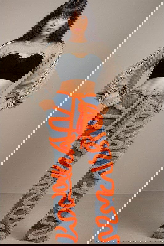 EM Spiral Denim Dynamism Jeans - ShopEbonyMonique