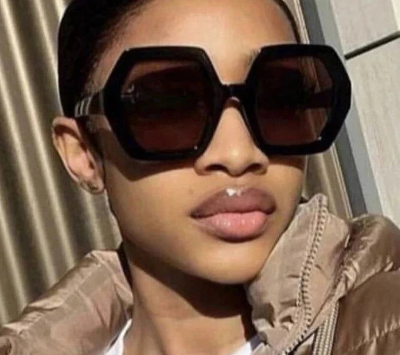 EM Square Irregular Sunglasses - ShopEbonyMonique