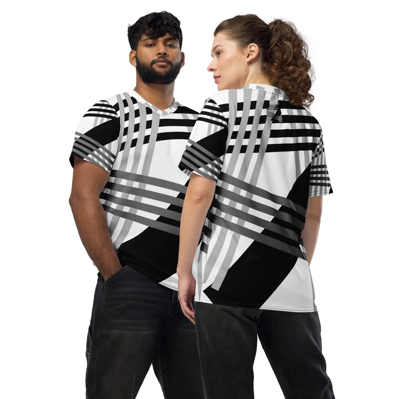 EM Stripped Unisex Jersey - ShopEbonyMonique