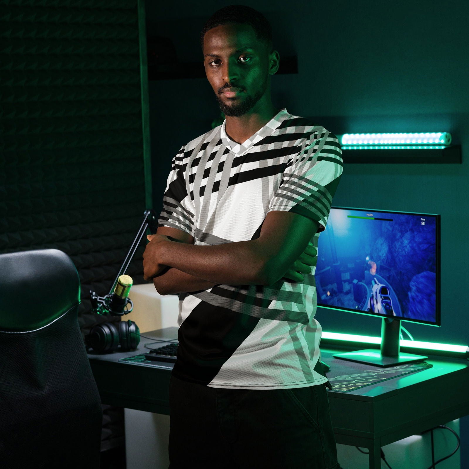 EM Stripped Unisex Jersey - ShopEbonyMonique