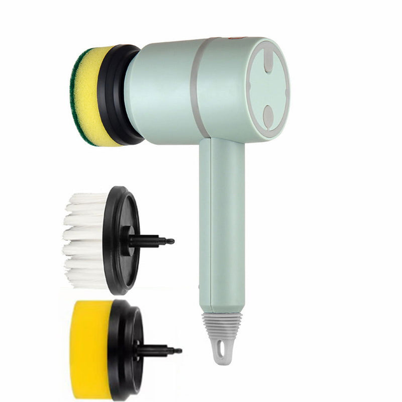 Electric Cleaning Brush Dishwashing Brush Automatic Wireless USB Rechargeable Professional Kitchen Bathtub Tile Cleaning Brushes - ShopEbonyMonique
