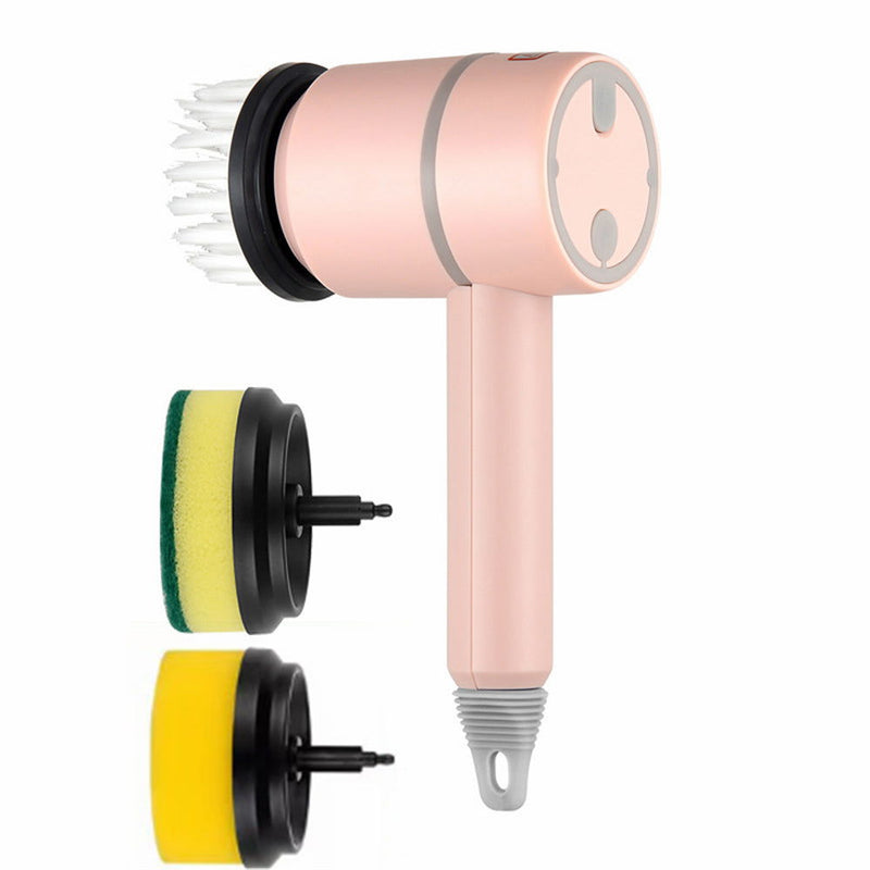 Electric Cleaning Brush Dishwashing Brush Automatic Wireless USB Rechargeable Professional Kitchen Bathtub Tile Cleaning Brushes - ShopEbonyMonique