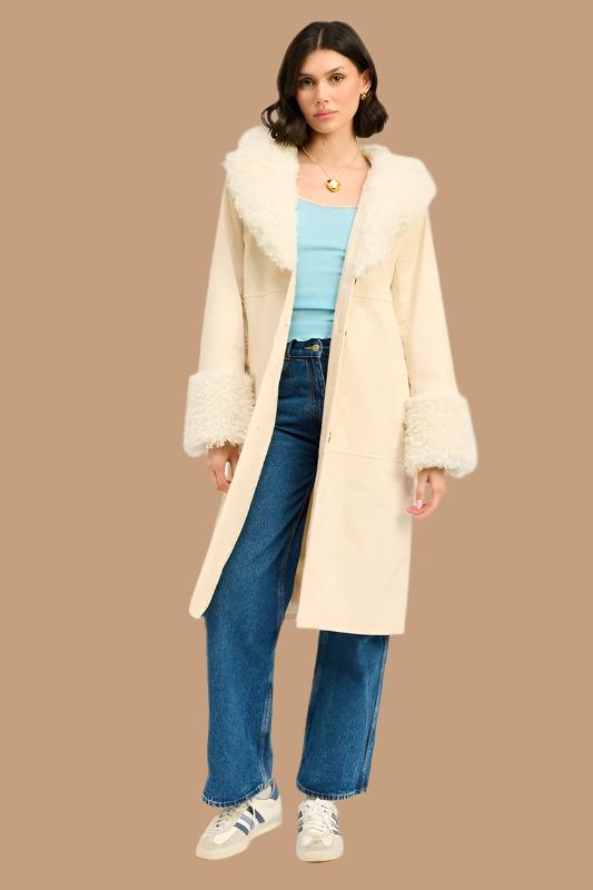 FAUX  MID TRENCH COAT - ShopEbonyMonique