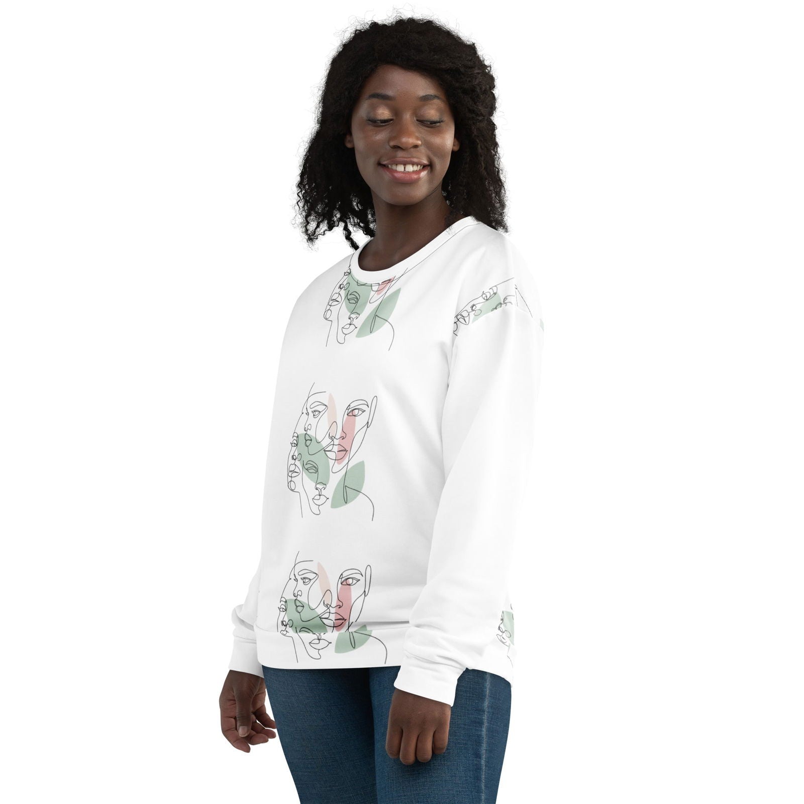 Faces Unisex Sweatshirt - ShopEbonyMonique