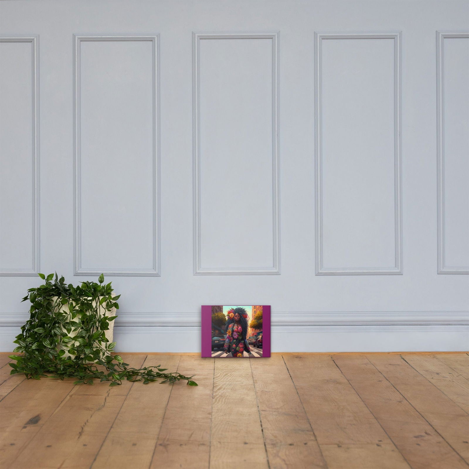 Floral Desire Street Canvas - ShopEbonyMonique