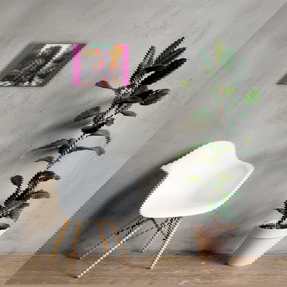 Floral Desire Street Canvas - ShopEbonyMonique