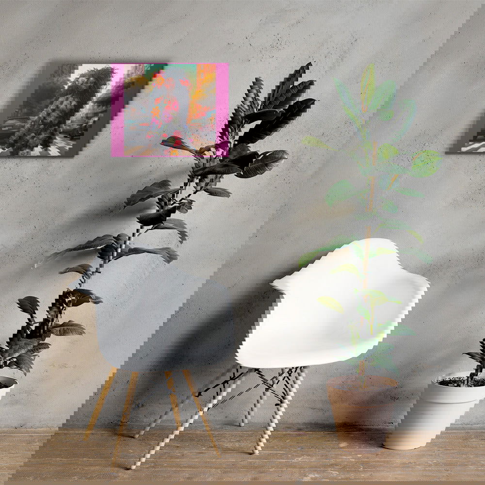 Floral Desire Street Canvas - ShopEbonyMonique