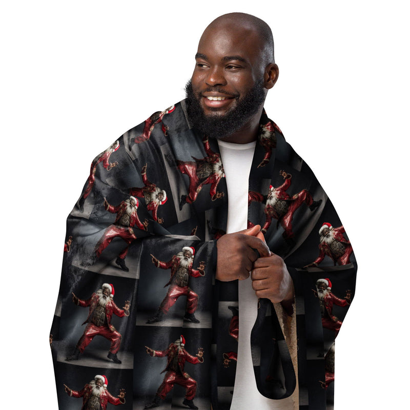 Fly Santa Sherpa blanket - ShopEbonyMonique