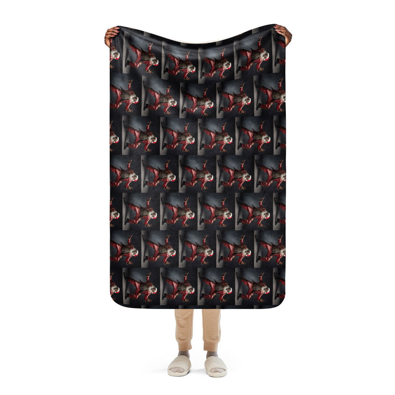 Fly Santa Sherpa blanket - ShopEbonyMonique