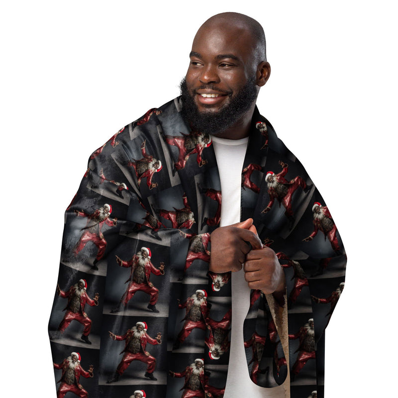 Fly Santa Sherpa blanket - ShopEbonyMonique