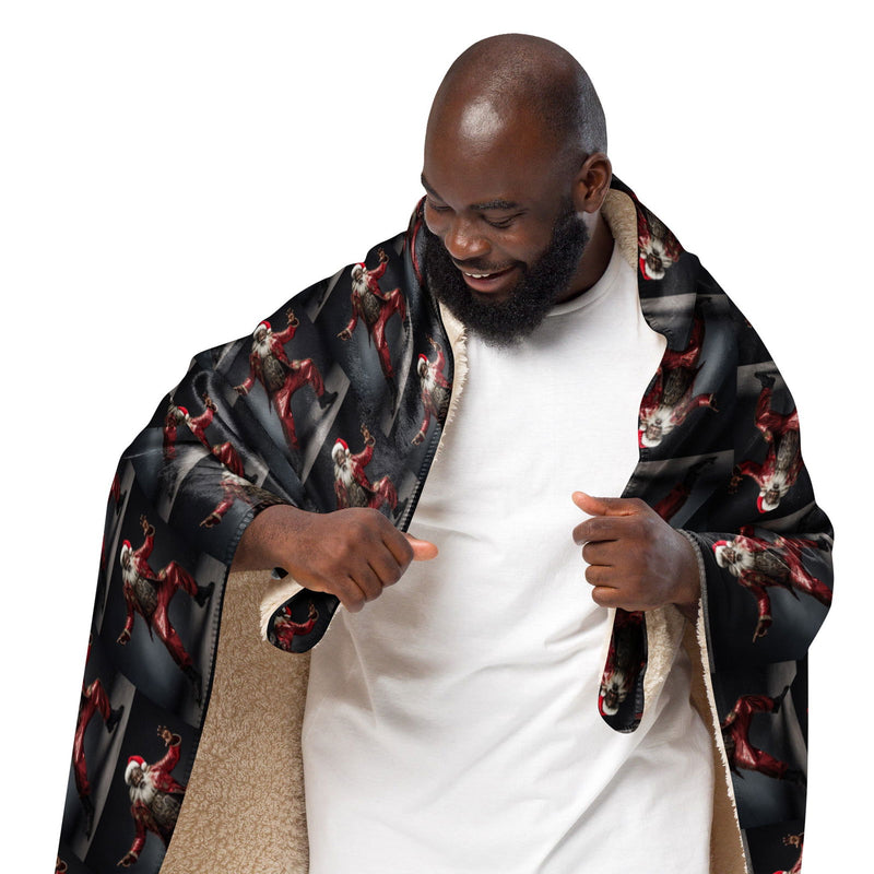 Fly Santa Sherpa blanket - ShopEbonyMonique