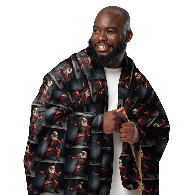 Fly Santa Sherpa blanket - ShopEbonyMonique