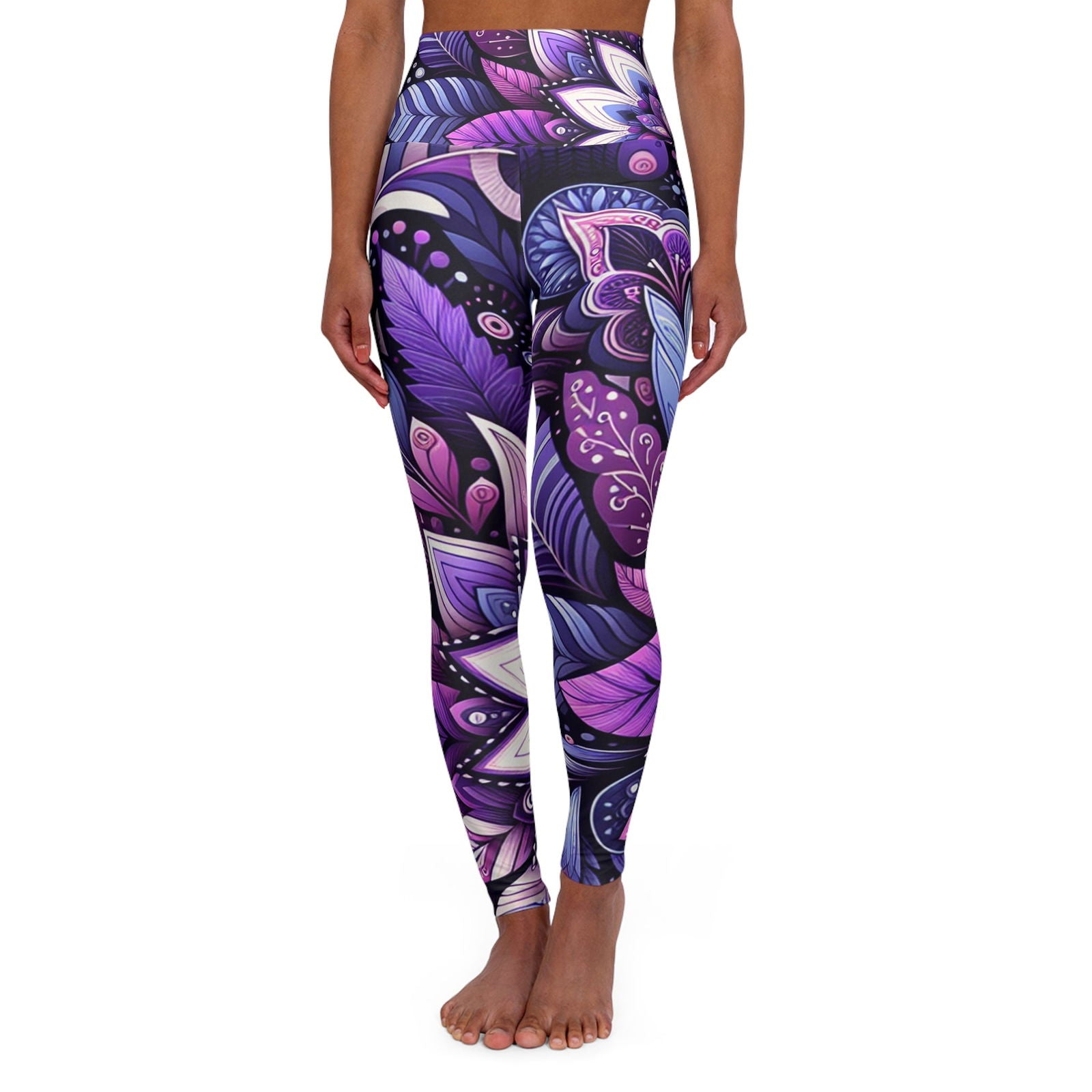 Garden Purple - Leggings - ShopEbonyMonique