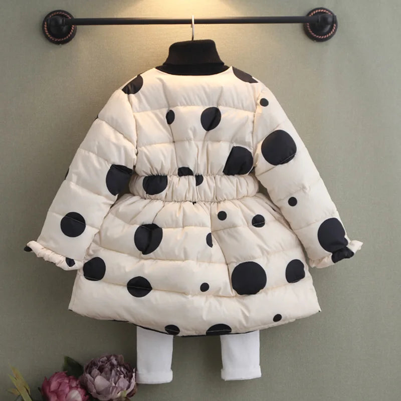 Ke'mora Outerwear Polka Dot Coat For Kids - ShopEbonyMonique