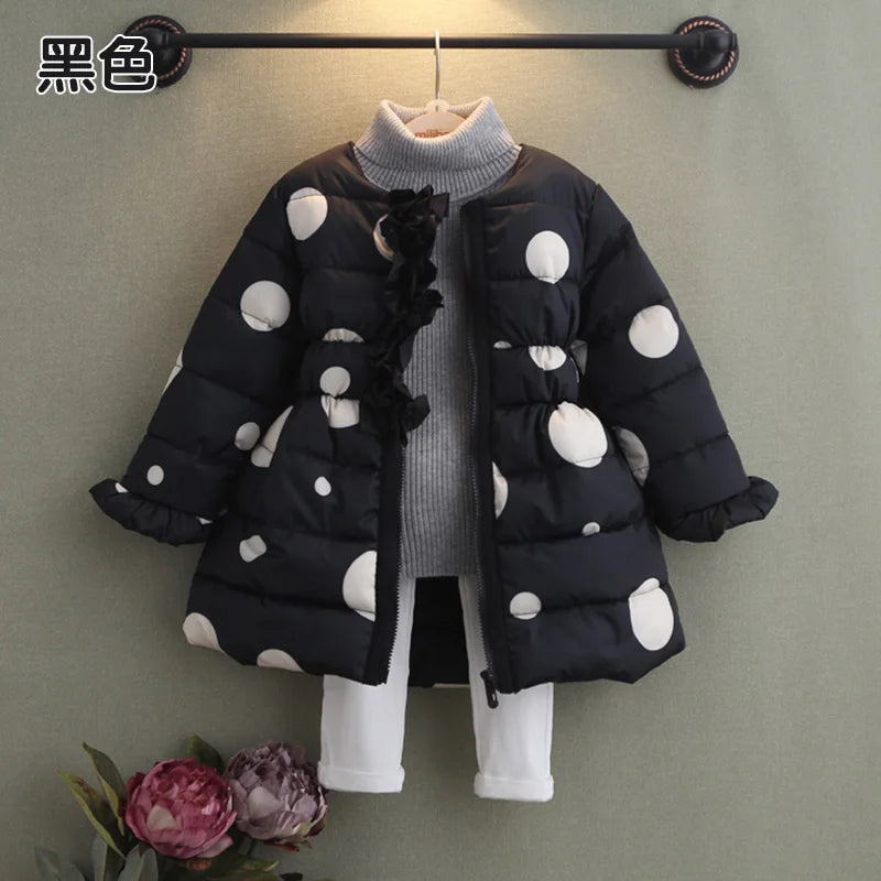 Ke'mora Outerwear Polka Dot Coat For Kids - ShopEbonyMonique