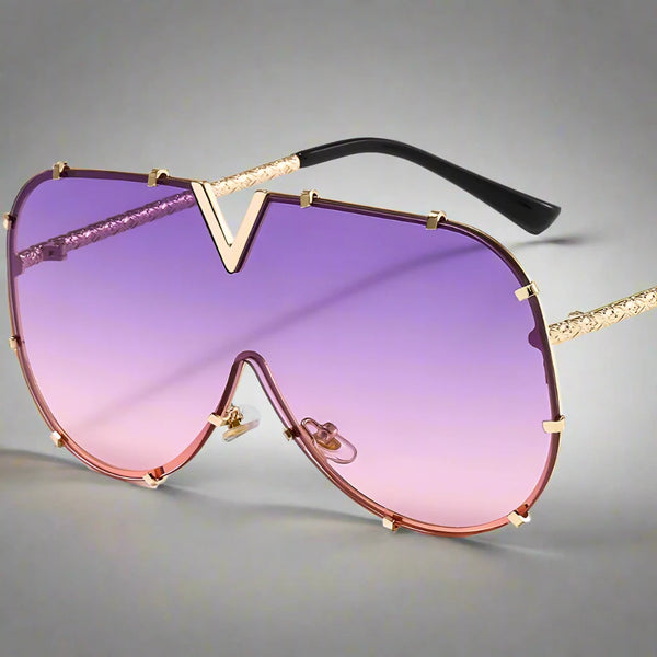 Vintage Metal Frame RetroSun Glasses - ShopEbonyMonique