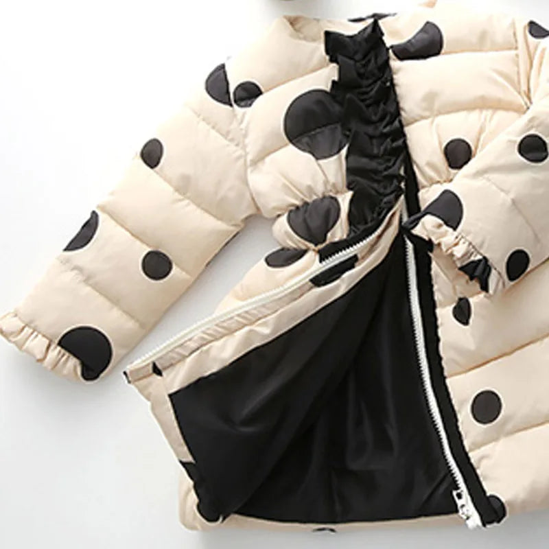 Ke'mora Outerwear Polka Dot Coat For Kids - ShopEbonyMonique