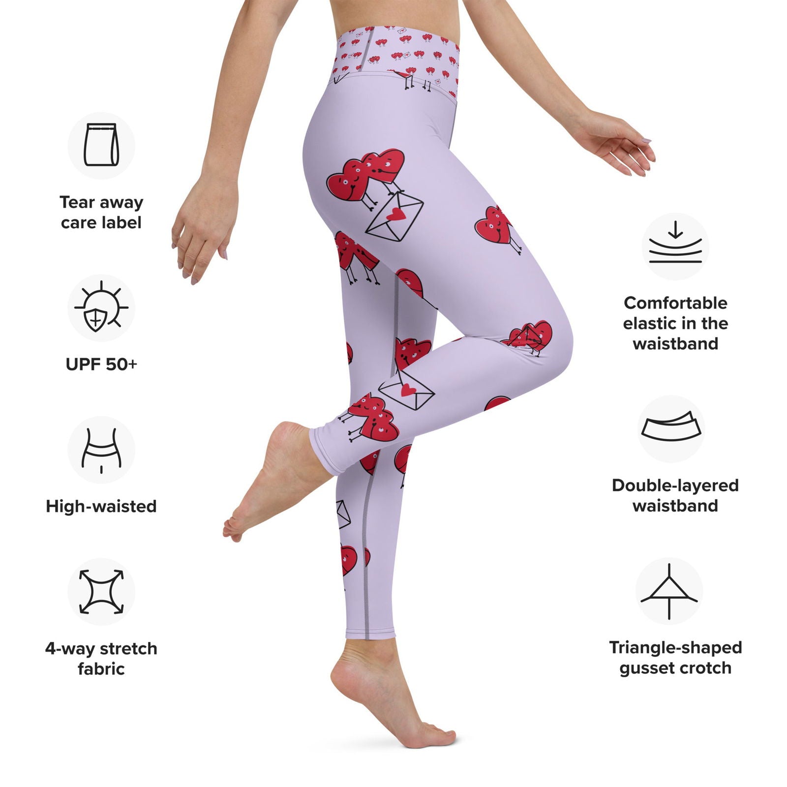 Heart Leggings - ShopEbonyMonique