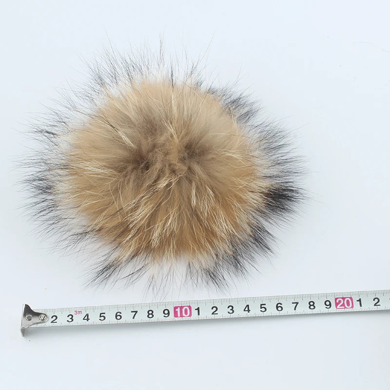 Fashion Children Winter Pompom Beanie Hat w/Scarf - ShopEbonyMonique