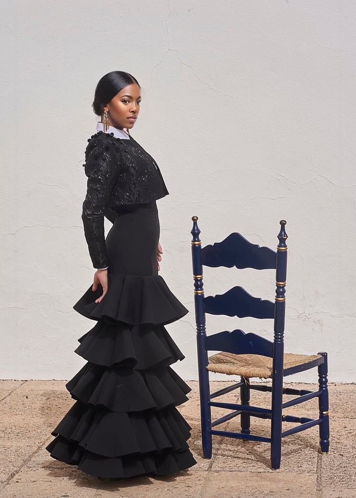 High End Mermaid Tiered Satin Skirt - ShopEbonyMonique