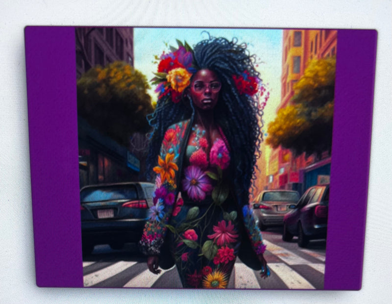 Floral Desire Street Canvas - ShopEbonyMonique