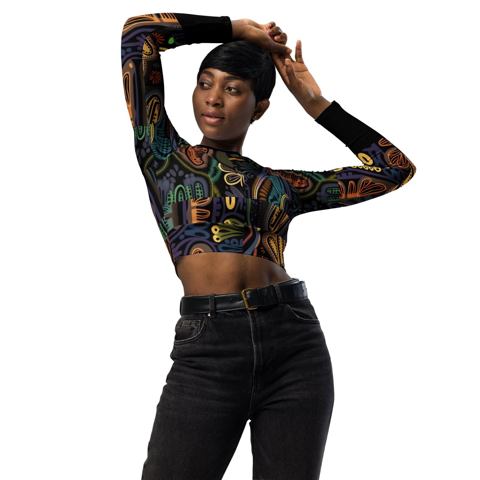Jungle Recycled  Crop Top - ShopEbonyMonique