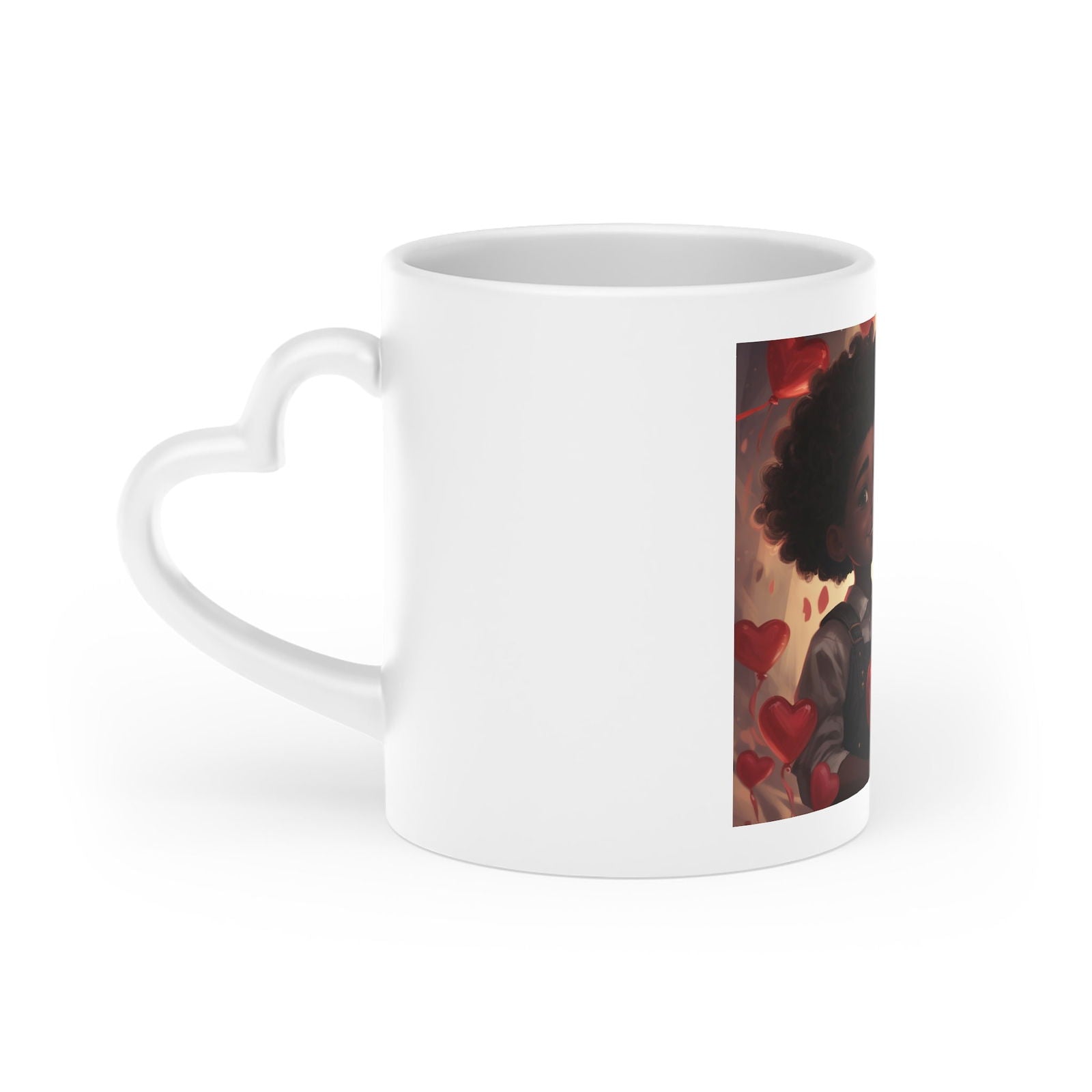 Kiddie Love Heart-Shaped Mug - ShopEbonyMonique
