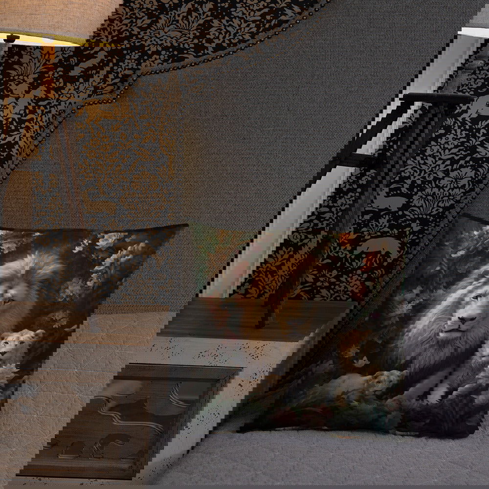 Lion Basic Pillow - ShopEbonyMonique