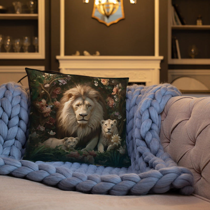 Lion Basic Pillow - ShopEbonyMonique